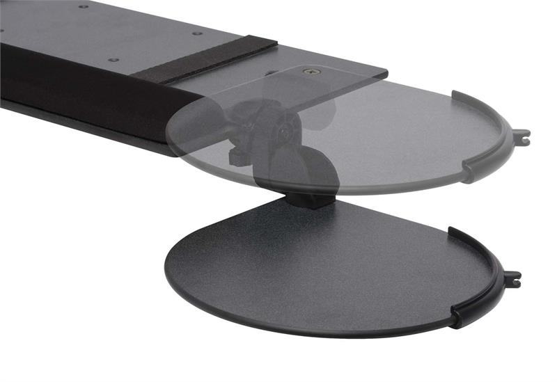 Keyboard Tray Clamp On Mouse Platform